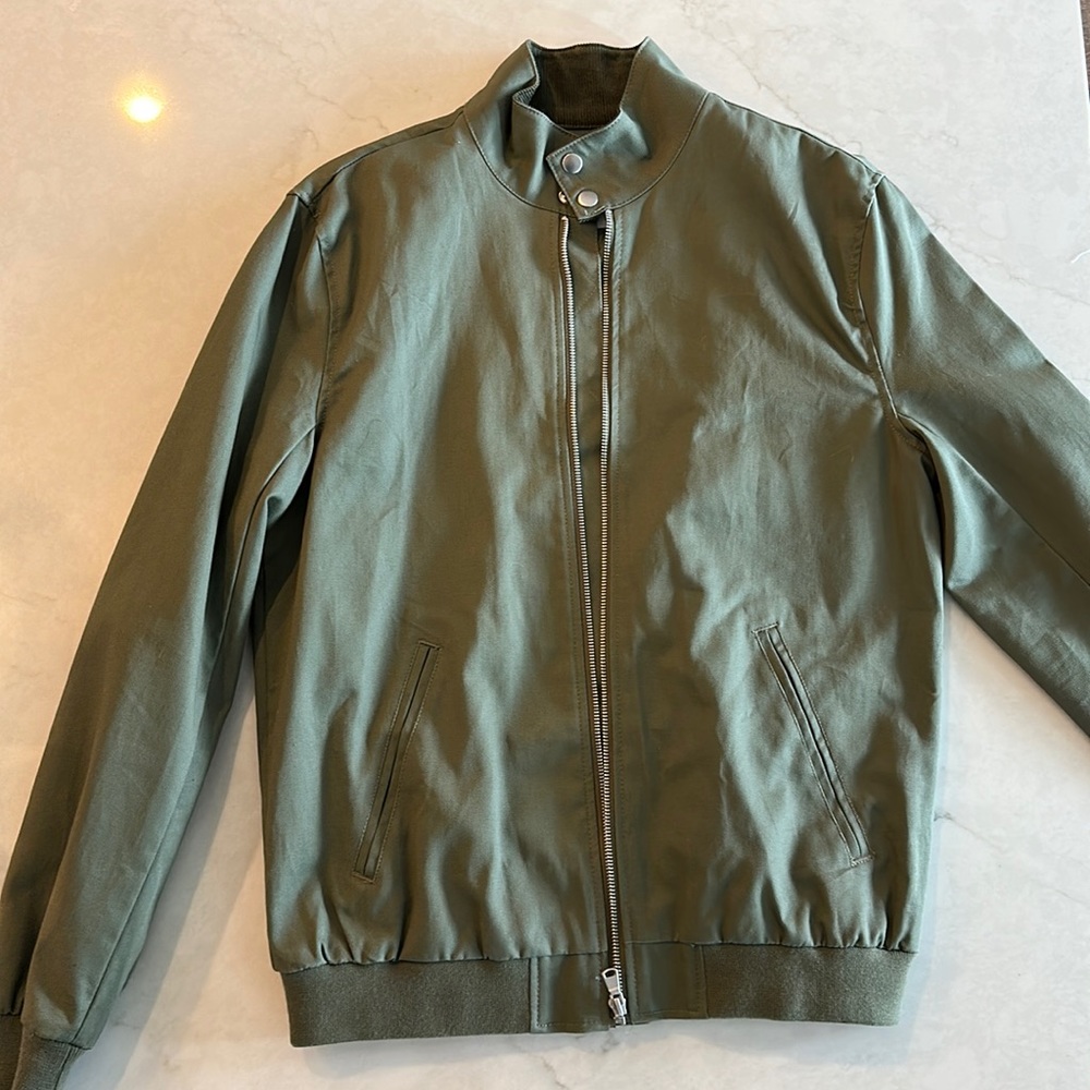 ASOS NWOT green men’s bomber jacket